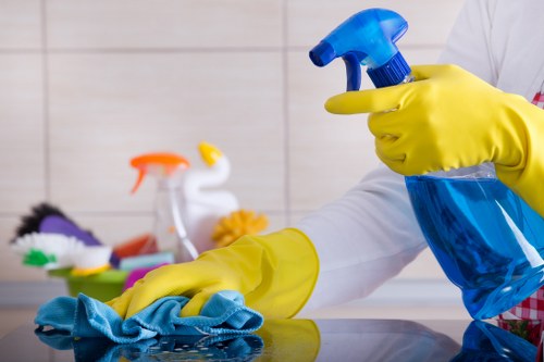 Carpet cleaning team focusing on recycling and sustainability in Lambeth