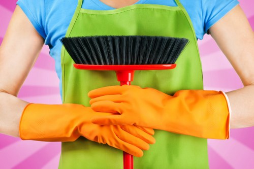 House cleaning in a Lambeth flat with shared access and stairs