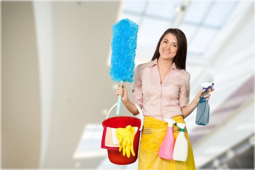 Professional carpet cleaning in a Lambeth flat with stairs nearby