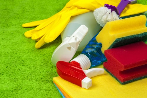 Detailed post-construction cleaning of kitchen surfaces in Lambeth