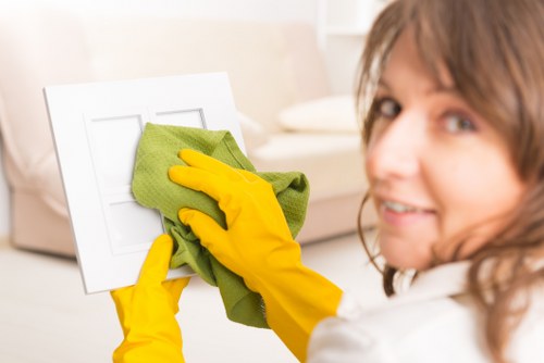 Bathroom cleaning as part of move in cleaning in Lambeth